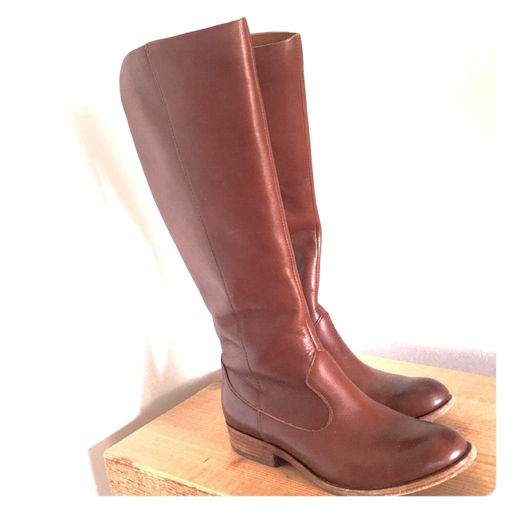 Kork Ease Tall Leather Riding Boots Gem